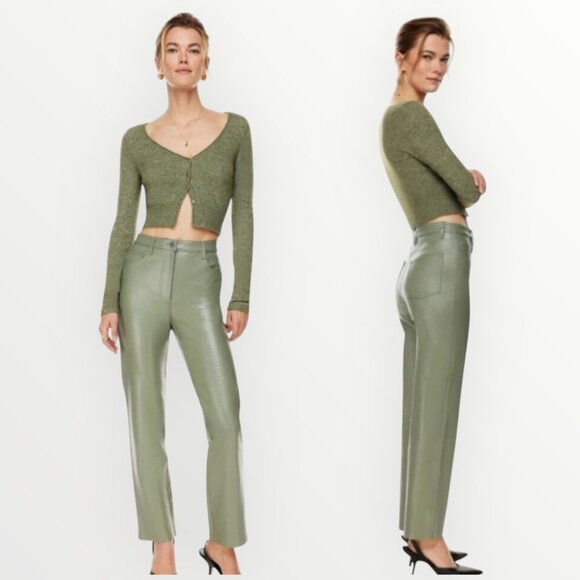 Aritzia Wilfred Melina Vegan Leather Pants - Picture 1 of 8